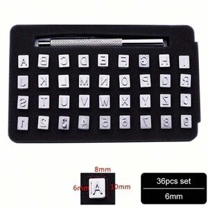 Silver Metal Stamping Kit